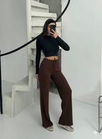 Fitilli sardonlu pantolon