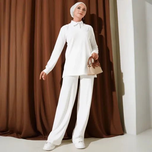 Gomlek Yaka Fitilli Salas Takimlar - Rahat ve Şık Seçenekler - ÖZER&HERMİN