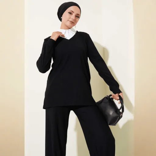 Gomlek Yaka Fitilli Salas Takimlar - Rahat ve Şık Seçenekler - ÖZER&HERMİN