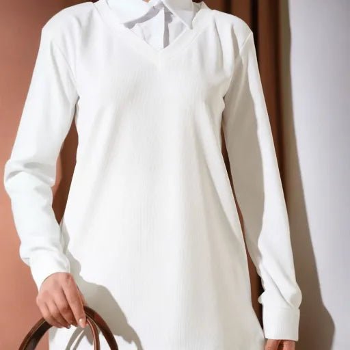 Gomlek Yaka Fitilli Salas Takimlar - Rahat ve Şık Seçenekler - ÖZER&HERMİN