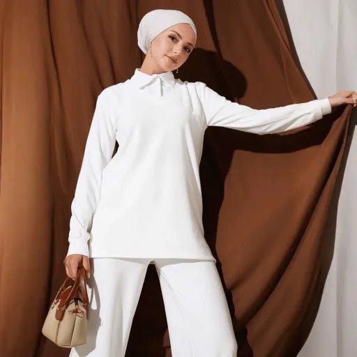 Gomlek Yaka Fitilli Salas Takimlar - Rahat ve Şık Seçenekler - ÖZER&HERMİN