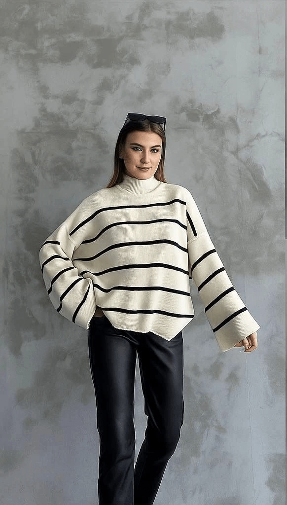 ispanyol Kol Bogazli Kazak - Şıklığın ve Rahatlığın Buluştuğu Parça - ÖZER&HERMİN