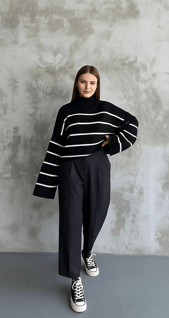 ispanyol Kol Bogazli Kazak - Şıklığın ve Rahatlığın Buluştuğu Parça - ÖZER&HERMİN