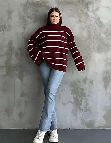 ispanyol Kol Bogazli Kazak - Şıklığın ve Rahatlığın Buluştuğu Parça - ÖZER&HERMİN