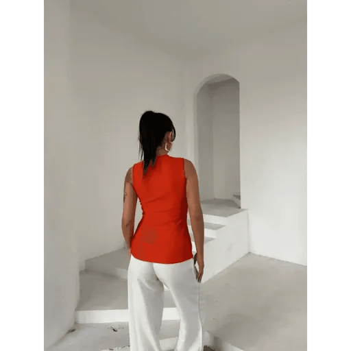 Kadın Gold Düğmeli Bluz - Şık ve Rahat Tasarım - ÖZER&HERMİN