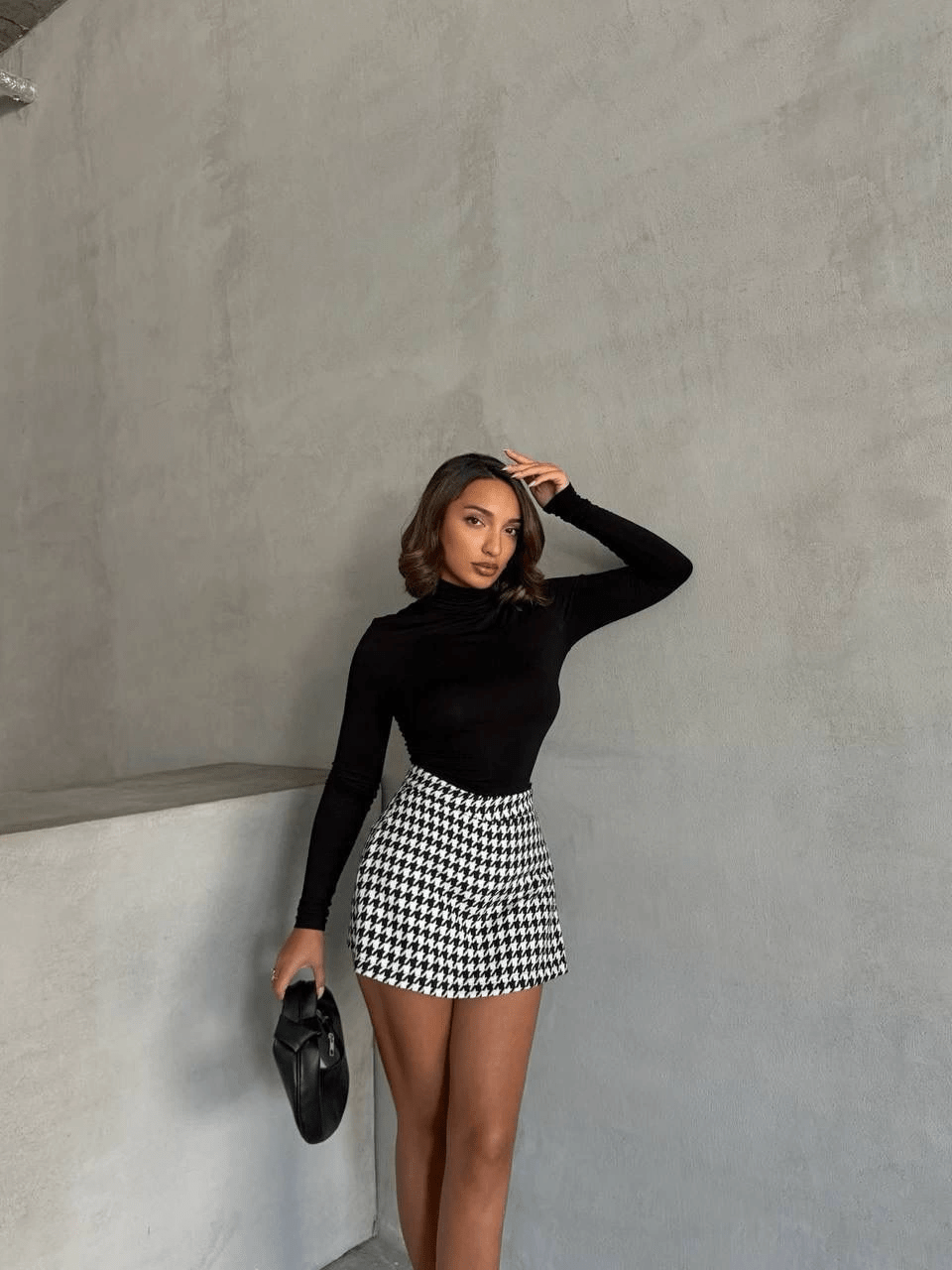 Kapakli Kazayagi Sort Etek - Şıklığın ve Rahatlığın Bir Arada Olduğu Tasarım - ÖZER&HERMİN