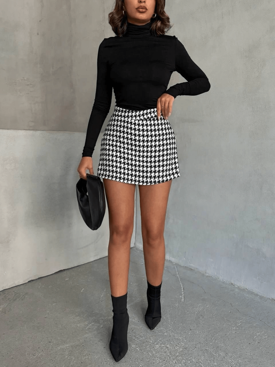 Kapakli Kazayagi Sort Etek - Şıklığın ve Rahatlığın Bir Arada Olduğu Tasarım - ÖZER&HERMİN