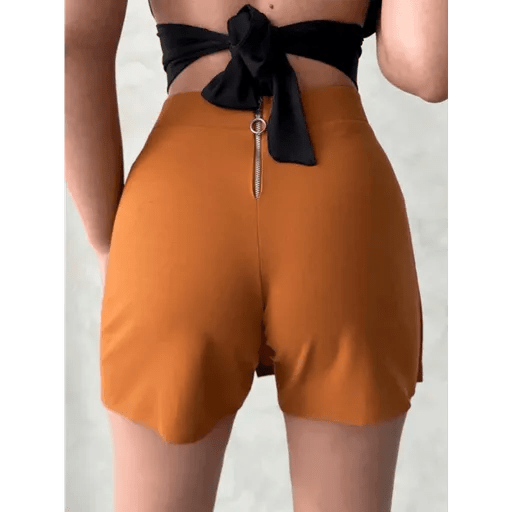 Kapakli Sort Etek - Rahat ve Şık Yaz Tarzı - ÖZER&HERMİN