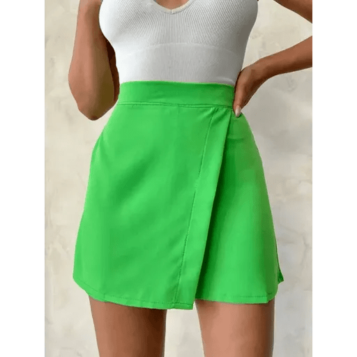 Kapakli Sort Etek - Rahat ve Şık Yaz Tarzı - ÖZER&HERMİN