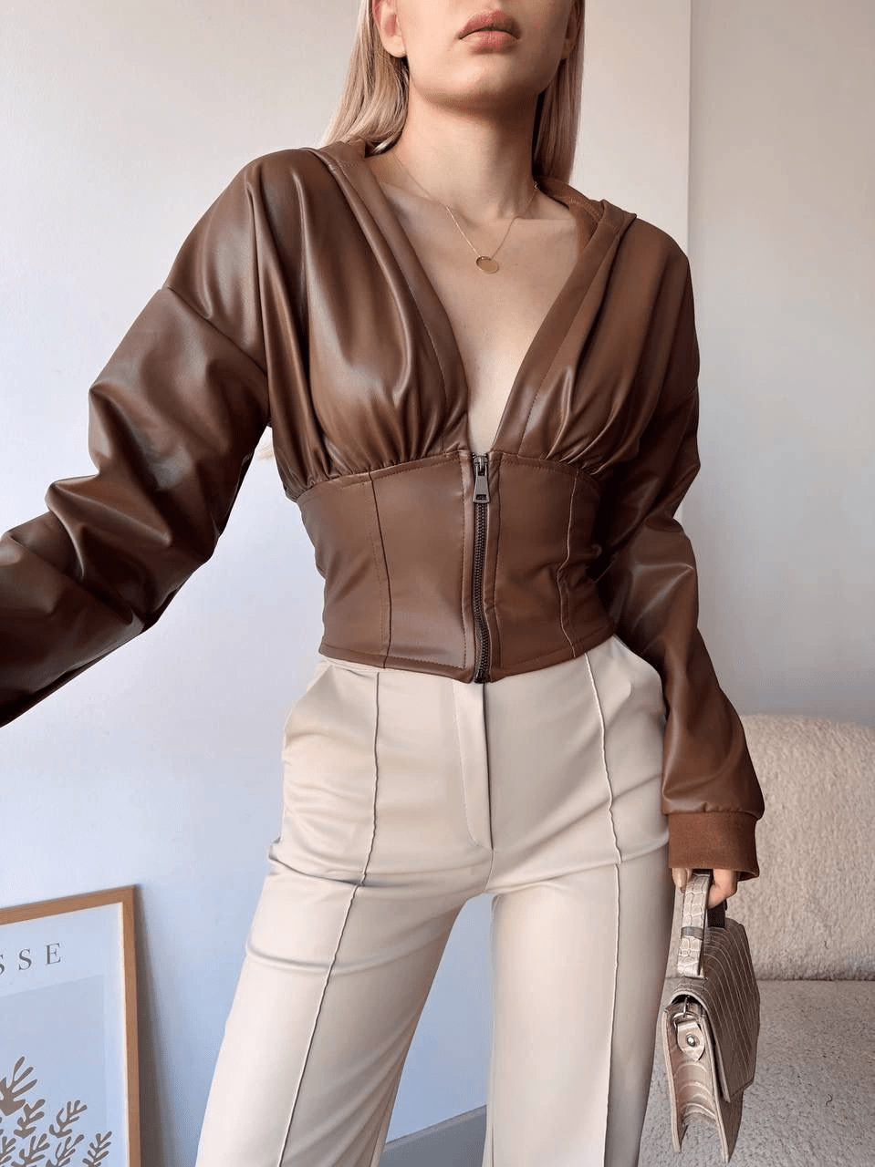 Kapsonlu Yarim Fermuarli Ceket - Şıklığın ve Rahatlığın Bir Araya Geldiği Seçenek - ÖZER&HERMİN