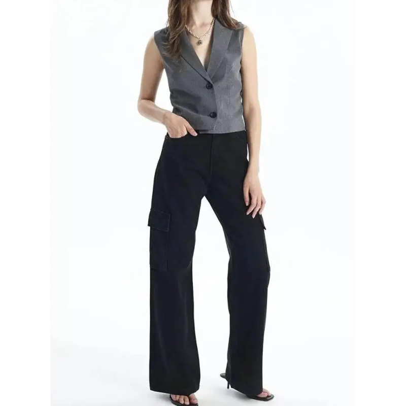 Kargo cep jeans pantolon - Özer&Hermin