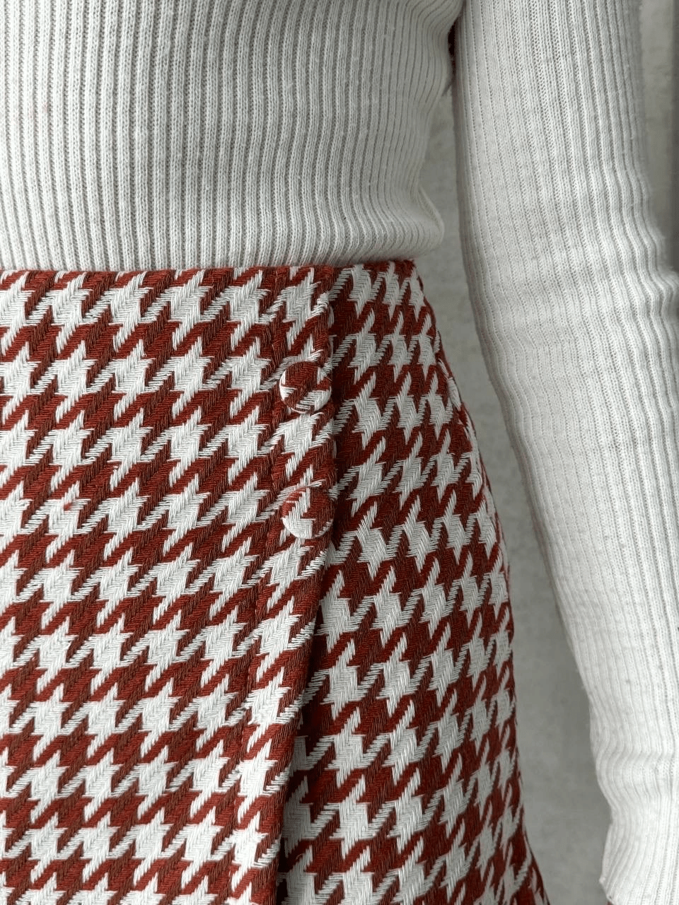 Kaz Ayagi Desen Sort Etek - Şıklığın Adı - ÖZER&HERMİN