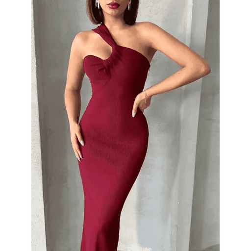 Krinkil Tek Omuz Elbise - Şık ve Rahat Tarzınız için Ideal Seçim - ÖZER&HERMİN