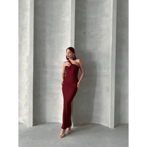 Krinkil Tek Omuz Elbise - Şık ve Rahat Tarzınız için Ideal Seçim - ÖZER&HERMİN