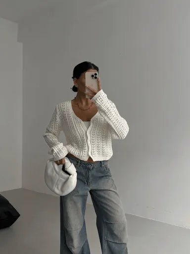 kucuk dugmeli orgulu hirka - Şık ve Rahat Triko Tasarımı - ÖZER&HERMİN