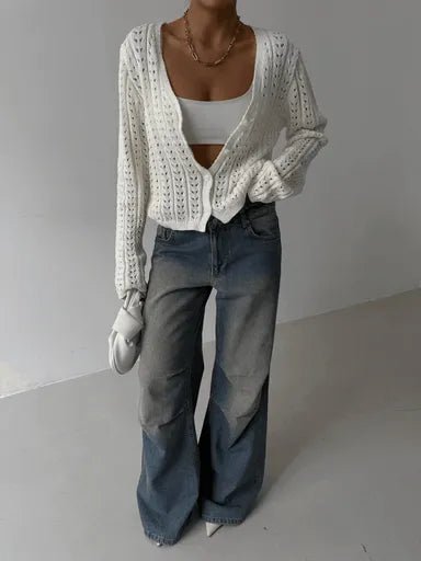 kucuk dugmeli orgulu hirka - Şık ve Rahat Triko Tasarımı - ÖZER&HERMİN