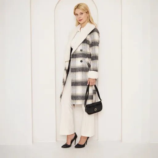 kurklu ekose kaban - Şıklığın ve Sıcaklığın Bir Arada Olduğu Tasarım - ÖZER&HERMİN