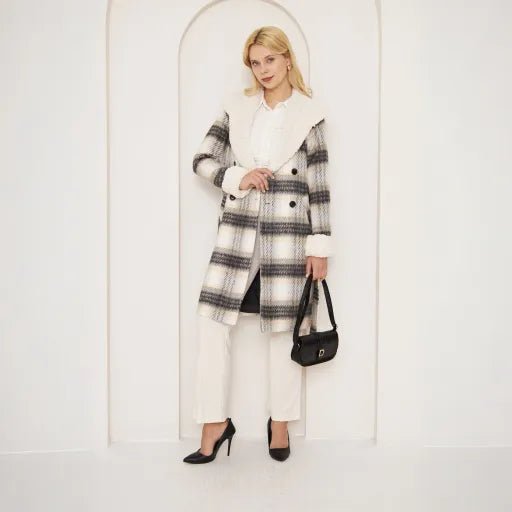 kurklu ekose kaban - Şıklığın ve Sıcaklığın Bir Arada Olduğu Tasarım - ÖZER&HERMİN