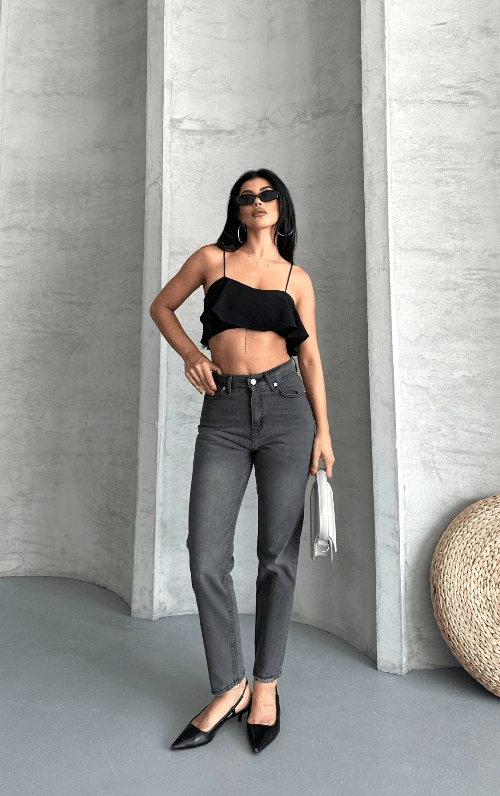 Mom Fit Tas Yikama Jeans Modası - ÖZER&HERMİN