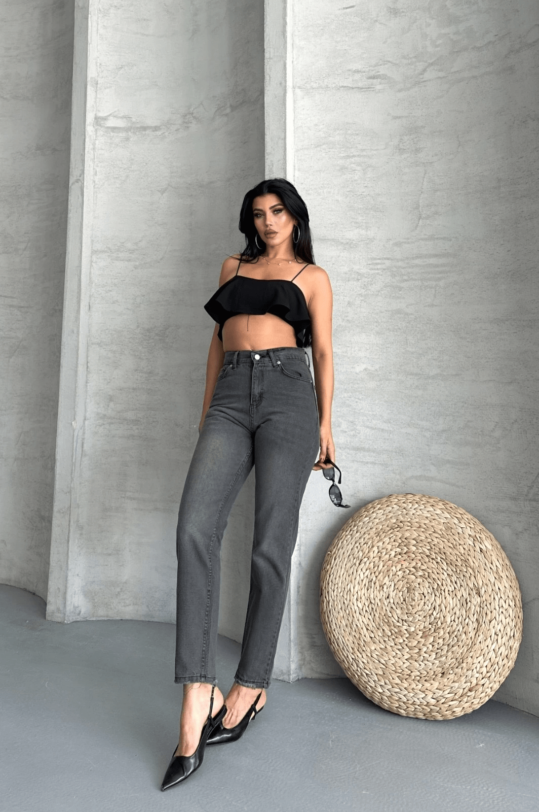 Mom Fit Tas Yikama Jeans Modası - ÖZER&HERMİN