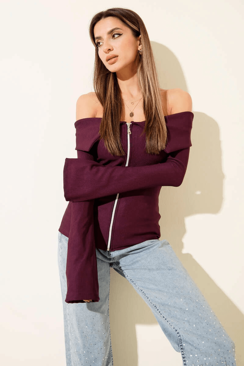 Omzu Acik Bluz - Şıklığın ve Rahatlığın Adresi - ÖZER&HERMİN