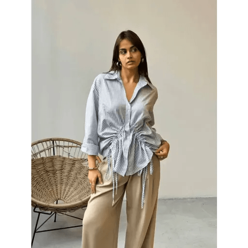 Onu Buzgu Detayli Gomlek - Şık ve Rahat Tasarım ile Tarzınızı Yansıtın - ÖZER&HERMİN