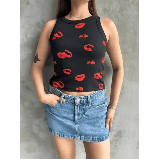 Opucuk Baskili Bluz - Şık ve Rahat Tasarım ile Stilinizi Yenileyin - ÖZER&HERMİN