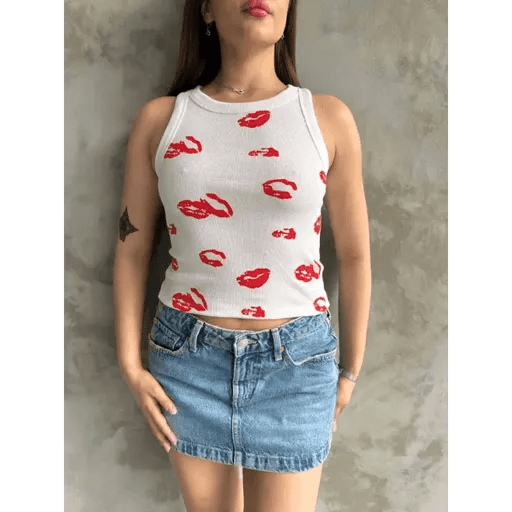 Opucuk Baskili Bluz - Şık ve Rahat Tasarım ile Stilinizi Yenileyin - ÖZER&HERMİN