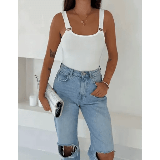 Ottoman Toka Askili Bluz - Şık ve Rahat Tasarım - ÖZER&HERMİN