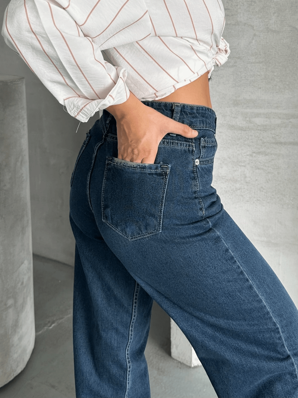 Palazzo Biyik Yikama Jeans - Tarz ve Rahatlık Uğruna - ÖZER&HERMİN