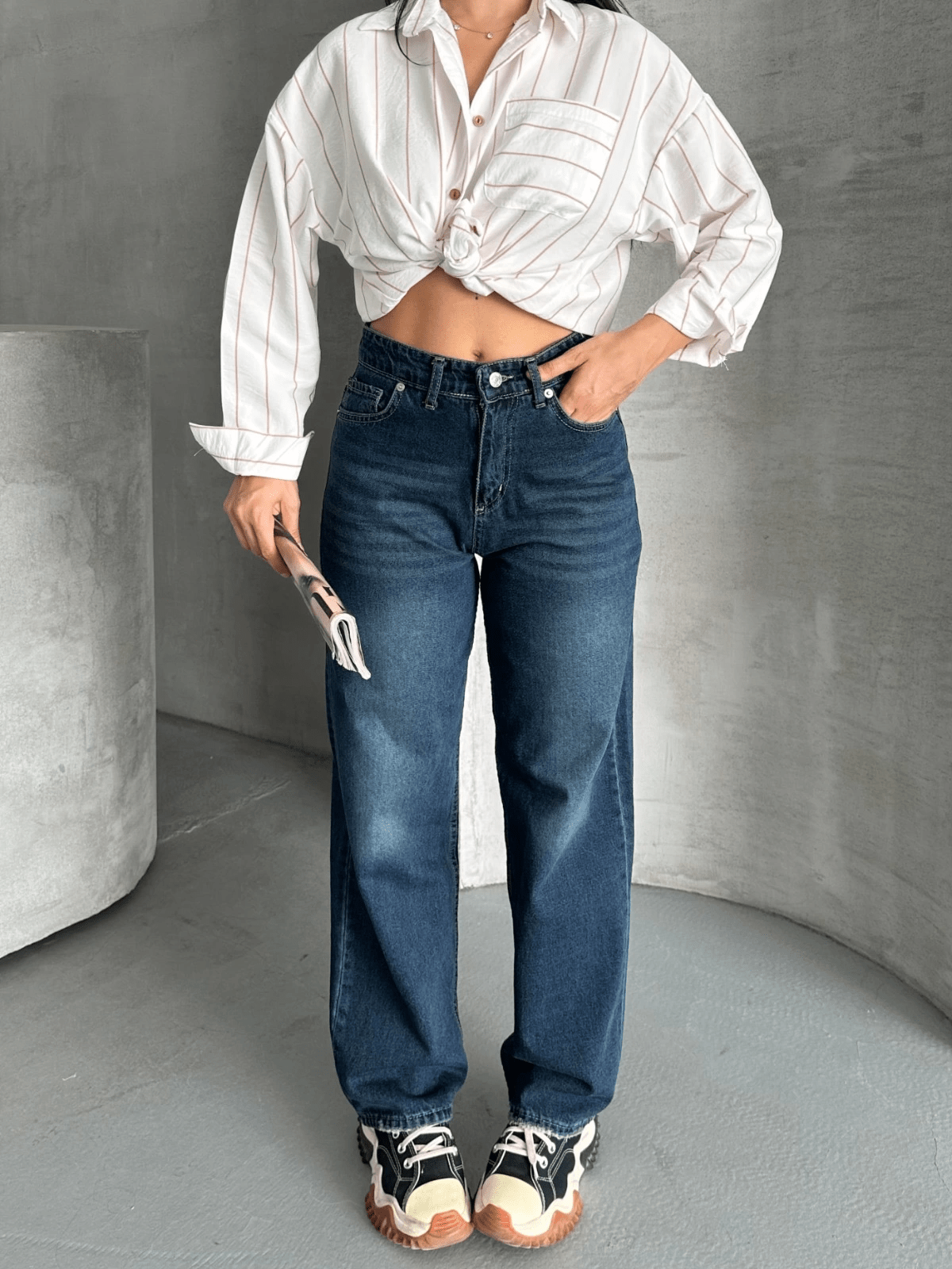 Palazzo Biyik Yikama Jeans - Tarz ve Rahatlık Uğruna - ÖZER&HERMİN