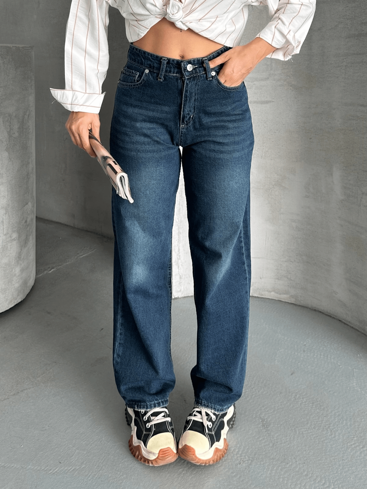 Palazzo Biyik Yikama Jeans - Tarz ve Rahatlık Uğruna - ÖZER&HERMİN