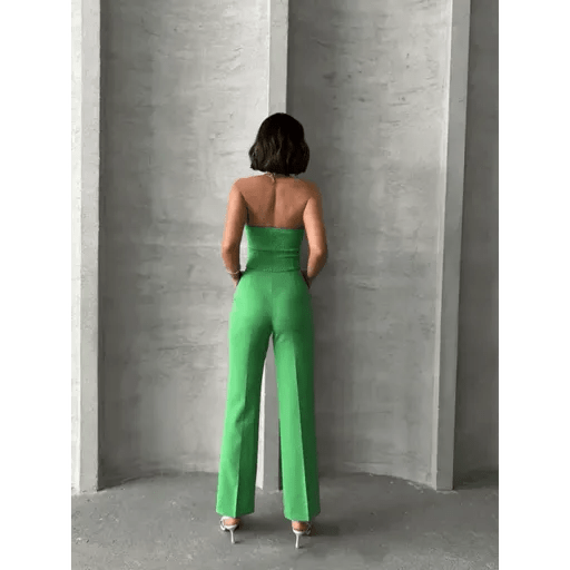 Palazzo Pantolonlu Takim ile Şıklığı Yakalayın - ÖZER&HERMİN