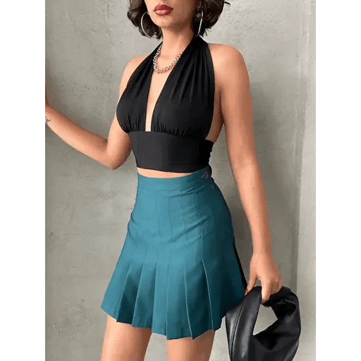 Pileli Dugmeli Etekler - Şıklığın ve Rahatlığın Buluştuğu Moda Parçası - ÖZER&HERMİN