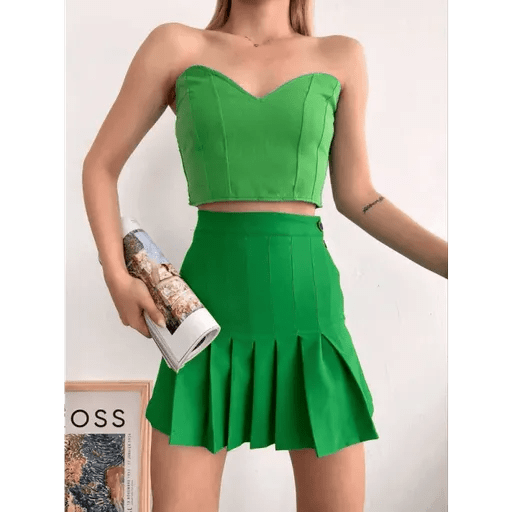 Pileli Dugmeli Etekler - Şıklığın ve Rahatlığın Buluştuğu Moda Parçası - ÖZER&HERMİN