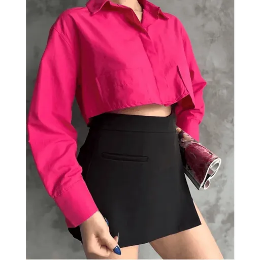 Poplin Crop Gomlek - Şıklığın ve Rahatlığın Buluştuğu Tasarım - Özer&Hermin