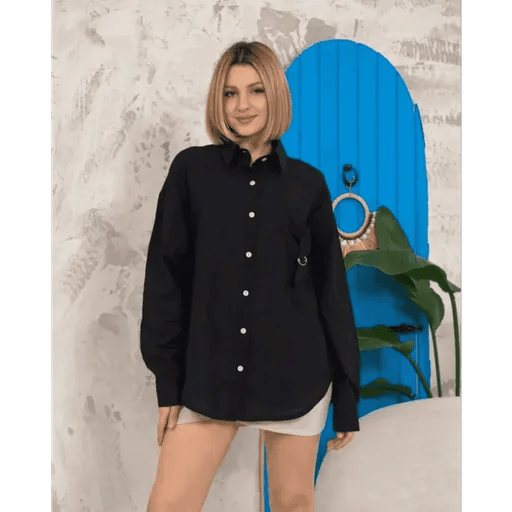 Relax Fit Keten Gomlek - Rahat ve Şık Yaz Kontrolü - ÖZER&HERMİN