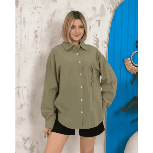 Relax Fit Keten Gomlek - Rahat ve Şık Yaz Kontrolü - ÖZER&HERMİN