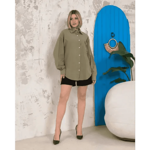 Relax Fit Keten Gomlek - Rahat ve Şık Yaz Kontrolü - ÖZER&HERMİN