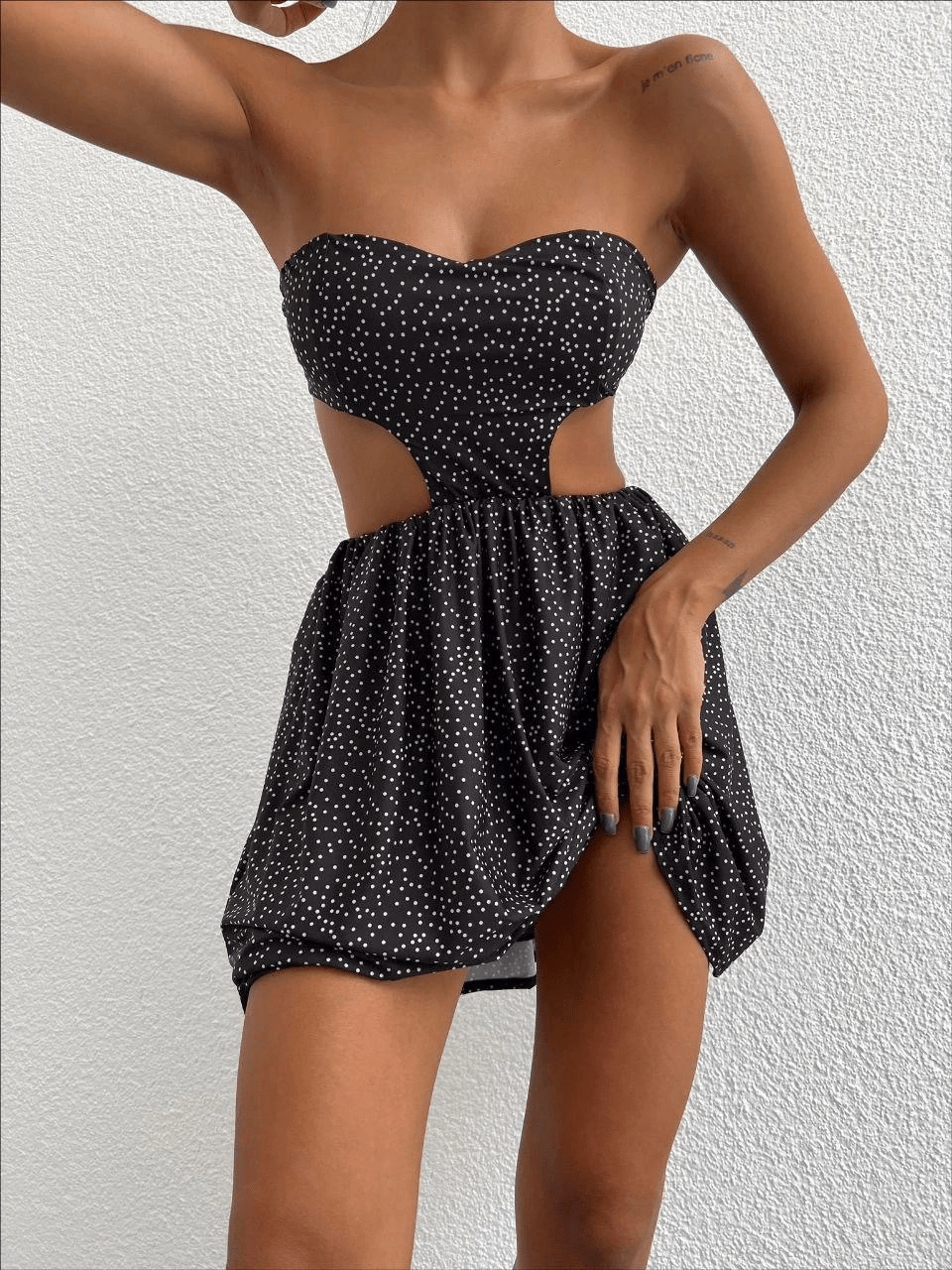 Straplez Elbise Baskılı - Şıklığı ve Rahatlığı Bir Arada Bulun! - ÖZER&HERMİN