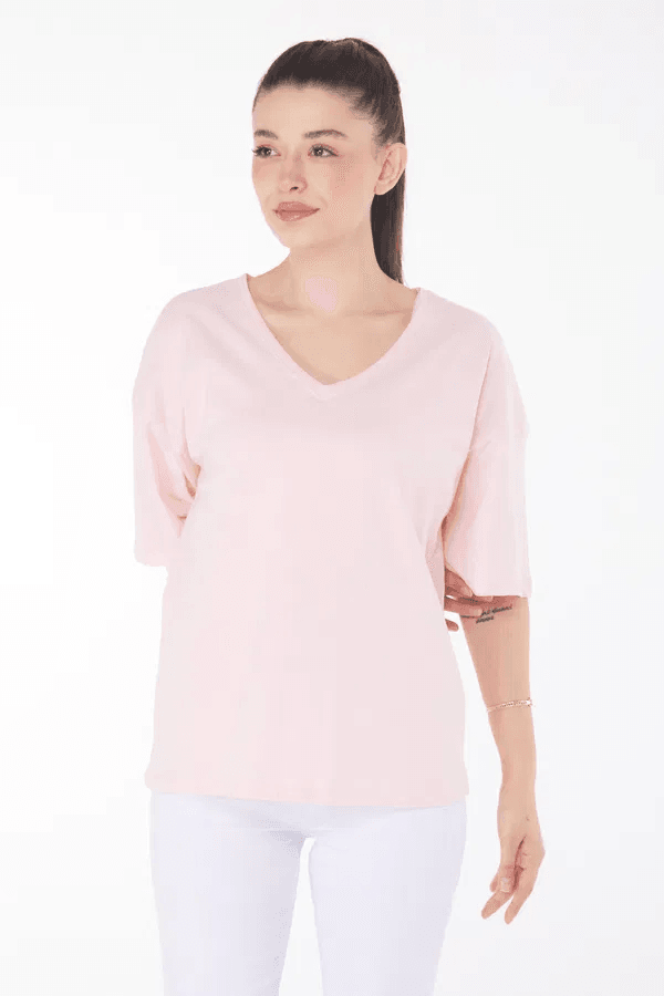 T-Shirt Pembe - Özer&Hermin