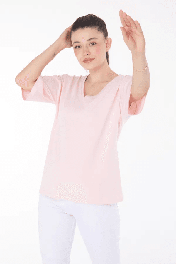 T-Shirt Pembe - Özer&Hermin