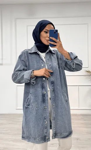 Tasli Tunik Ceket - Kar Yıkamalı Şıklık ile Tanışın - ÖZER&HERMİN