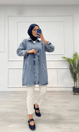 Tasli Tunik Ceket - Kar Yıkamalı Şıklık ile Tanışın - ÖZER&HERMİN