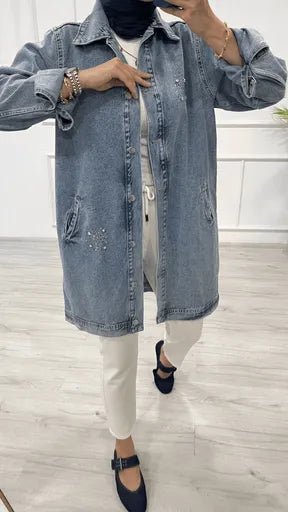 Tasli Tunik Ceket - Kar Yıkamalı Şıklık ile Tanışın - ÖZER&HERMİN
