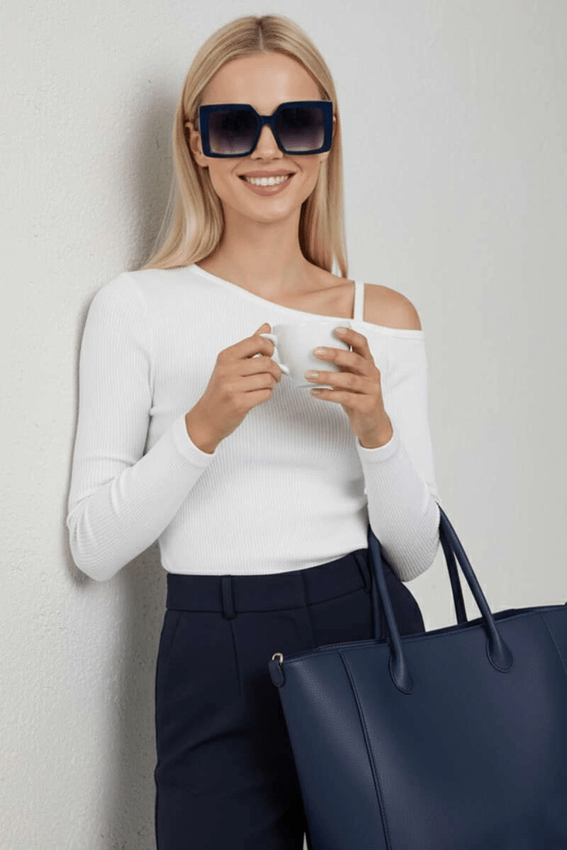 Tek Omuz Bluz - Şıklığı ve Rahatlığı Bir Arada Bulun - ÖZER&HERMİN