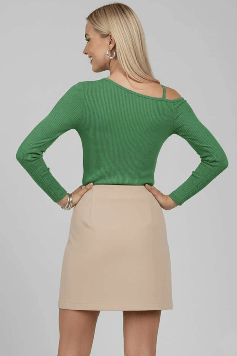 Tek Omuz Bluz - Şıklığı ve Rahatlığı Bir Arada Bulun - ÖZER&HERMİN