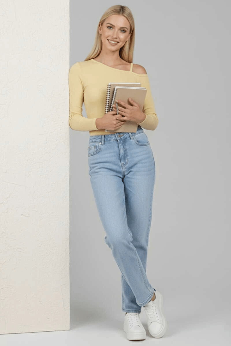 Tek Omuz Bluz - Şıklığı ve Rahatlığı Bir Arada Bulun - ÖZER&HERMİN