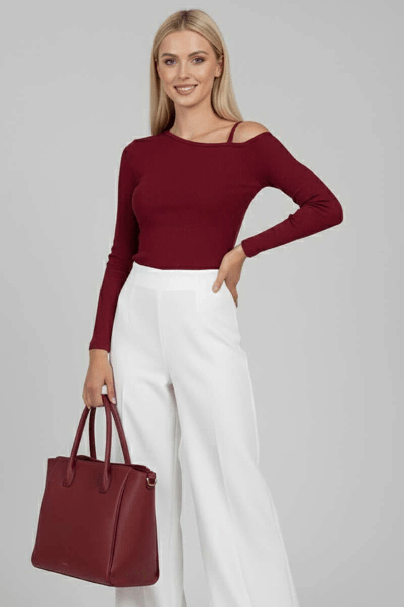 Tek Omuz Bluz - Şıklığı ve Rahatlığı Bir Arada Bulun - ÖZER&HERMİN