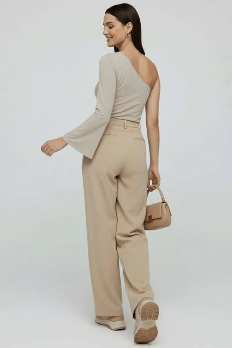 Tek Omuzlu Basic Bluz - Şık ve Rahat Tek Omuzlu Bluz Modelleri - ÖZER&HERMİN